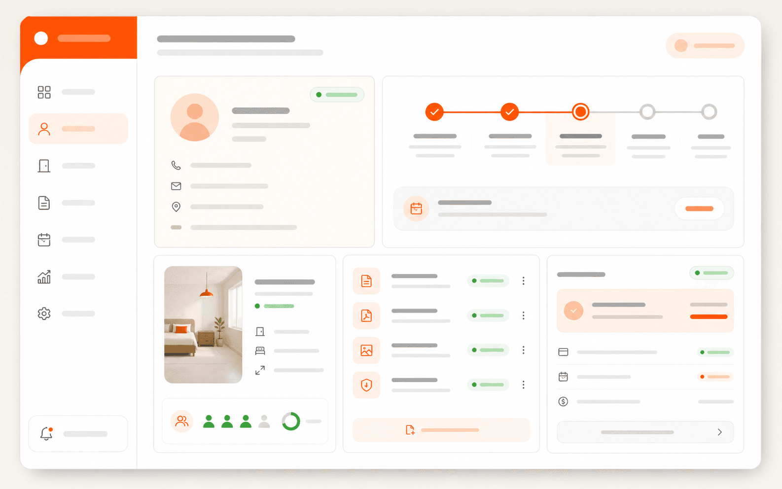Tenant and contract records. Replace with real product image later