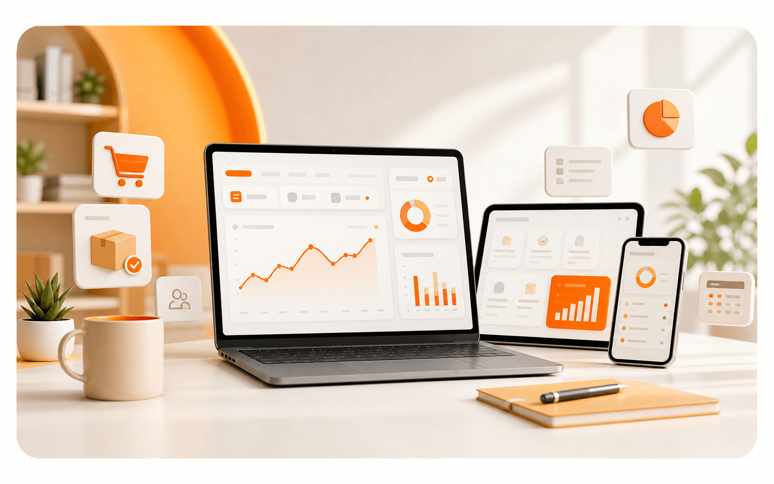 CuppiLab product ecosystem. Company illustration placeholder